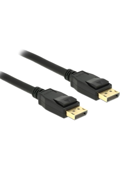 DELOCK καλώδιο DisplayPort 1.2 83805, 4K/60Hz, 21.6 Gbps, 1m, μαύρο