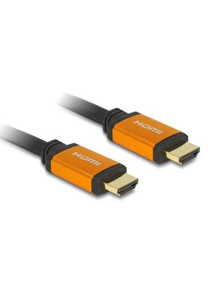 DELOCK καλώδιο HDMI 85726, 8K/60Hz, 48 Gbps, eARC, HDR, 0.50m, μαύρο