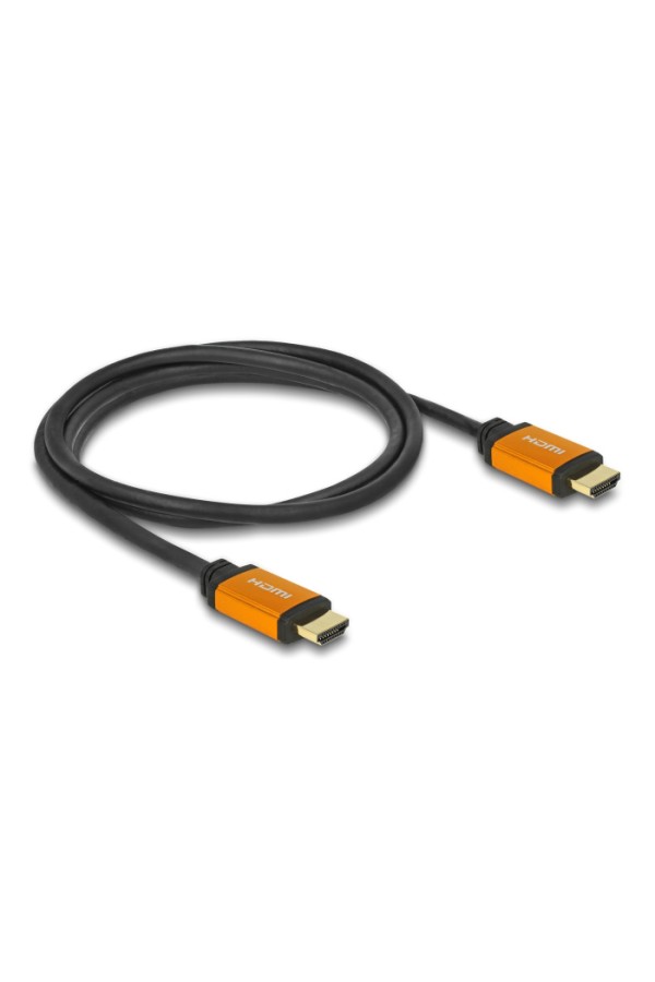 DELOCK καλώδιο HDMI 85728, 8K/60Hz, 48 Gbps, eARC, HDR, 1.5m, μαύρο