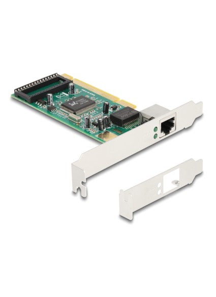 DELOCK κάρτα επέκτασης PCI σε 1x RJ45 Gigabit 88084, 1000Mbps