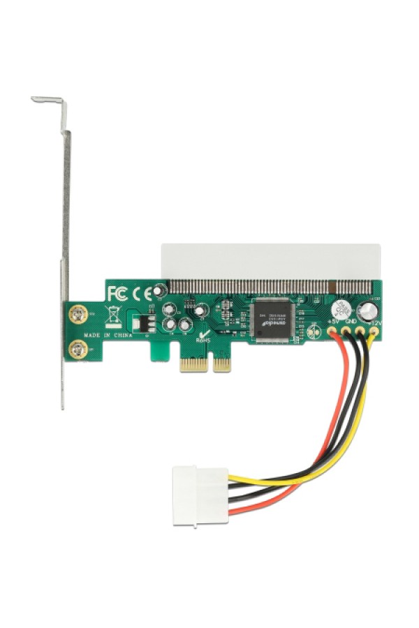 DELOCK κάρτα επέκτασης PCI Express σε PCI 32 Bit 5V 90062, Asmedia chip