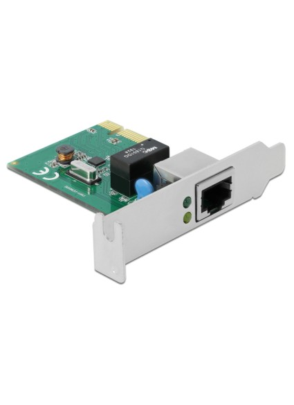 DELOCK κάρτα επέκτασης PCI Express σε RJ45 90381, 1000Mbps, low profile