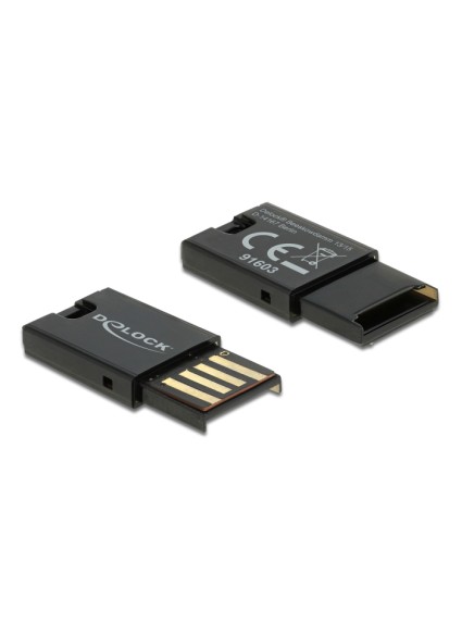 DELOCK USB card reader 91603 για κάρτες μνήμης micro SD, μαύρο