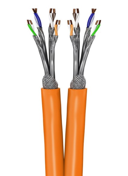 GOOBAY καλώδιο δικτύου 91892, CAT 7A S/FTP PIMF, copper, 500m, πορτοκαλί