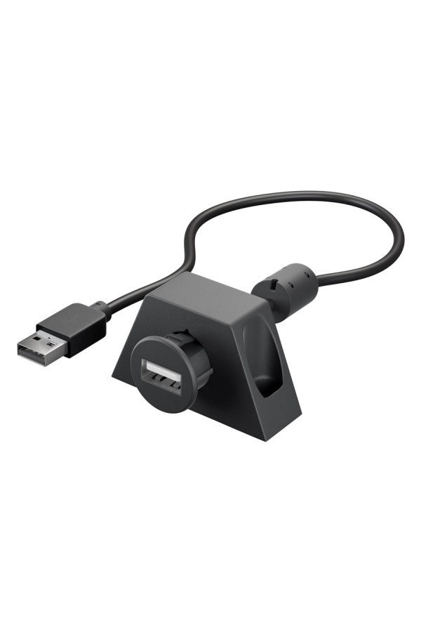GOOBAY καλώδιο USB 2.0 σε USB (F) 93351, με bracket, copper, 2m, μαύρο
