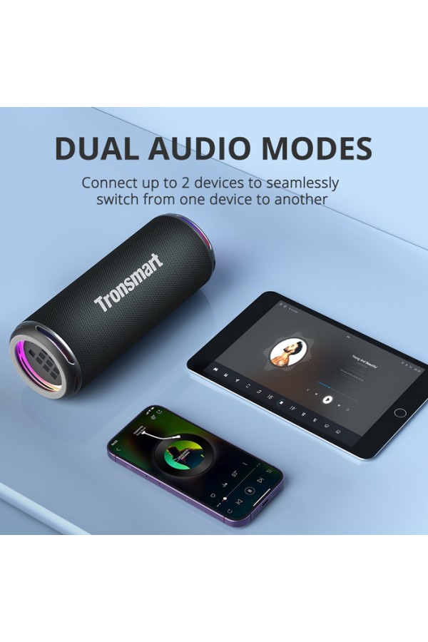 TRONSMART φορητό ηχείο T7 Lite, 24W, Bluetooth, 4000mAh, IPX7, μαύρο