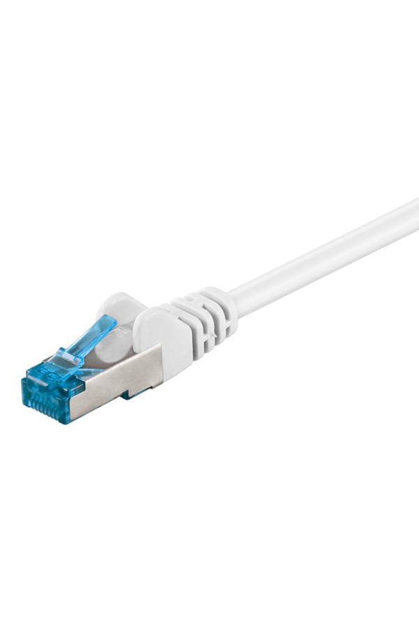 GOOBAY καλώδιο δικτύου 93667, CAT 6A S/FTP, 500 MHz, CU, 0.5m, λευκό