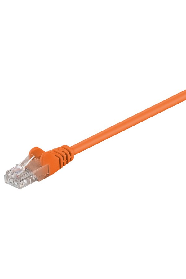 GOOBAY καλώδιο δικτύου 95221, CAT 5e U/UTP, CCA, PVC, 10m, πορτοκαλί