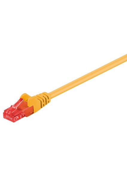 GOOBAY καλώδιο δικτύου 95249, CAT 6 U/UTP, CCA, PVC, 0.25m, κίτρινο