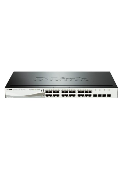 D-LINK Switch DGS-1210-24P, 24 Gbit Ports / 12 POE Ports