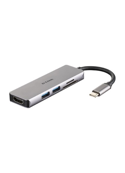 D-LINK DUB-M530 5-IN-1 USB-C HUB HDMI & SD/MSD