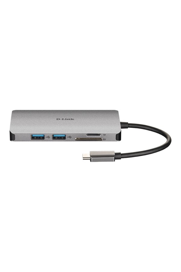 D-LINK DUB-M810 8-IN-1 USB-C HUB HDMI,RJ45,CARD,PD