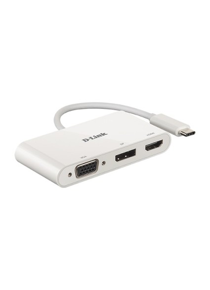 D-LINK DUB-V310 3-IN-1 USB-C to HDMI/VGA/DISP PORT