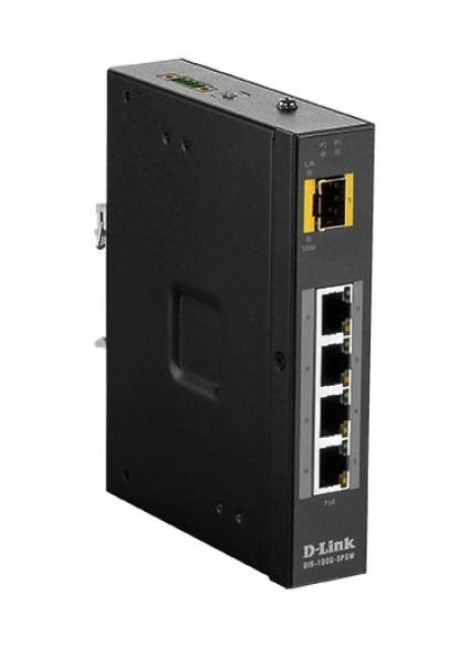 D-LINK Industrial Switch  Gigabit Unmanaged PoE with SFP slot