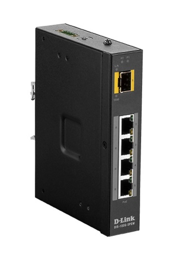 D-LINK Industrial Switch  Gigabit Unmanaged PoE with SFP slot