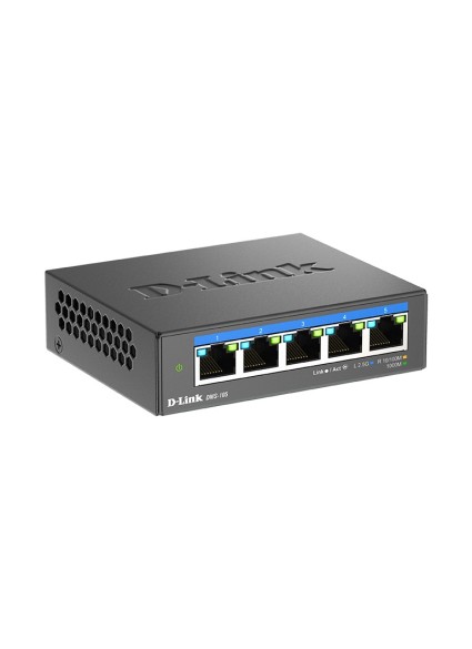 D-LINK Switch DMS-105 5-Port 2.5G Multi-Gigabit Desktop