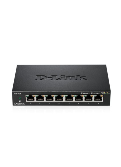 D-LINK SWITCH DGS-108/E 8 PORT 10/100/1000Mbps