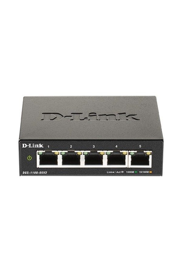 D-LINK DGS-1100-05V2 SMART SWITCH 5 PORTS