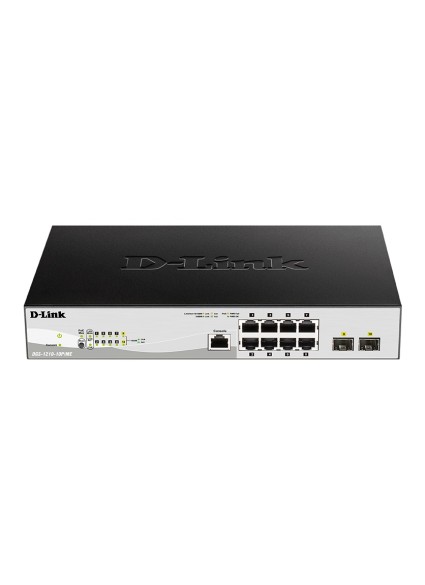 D-LINK Switch DGS-1210-10P/ME 8-Port  Managed