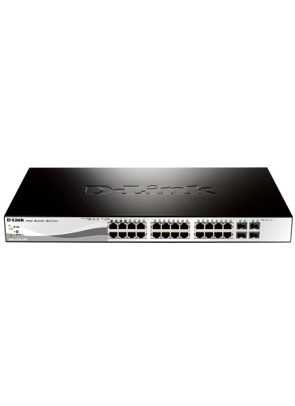 D-LINK Switch DGS-1210-28P, PoE 24-Port 10/100/1000Mbps