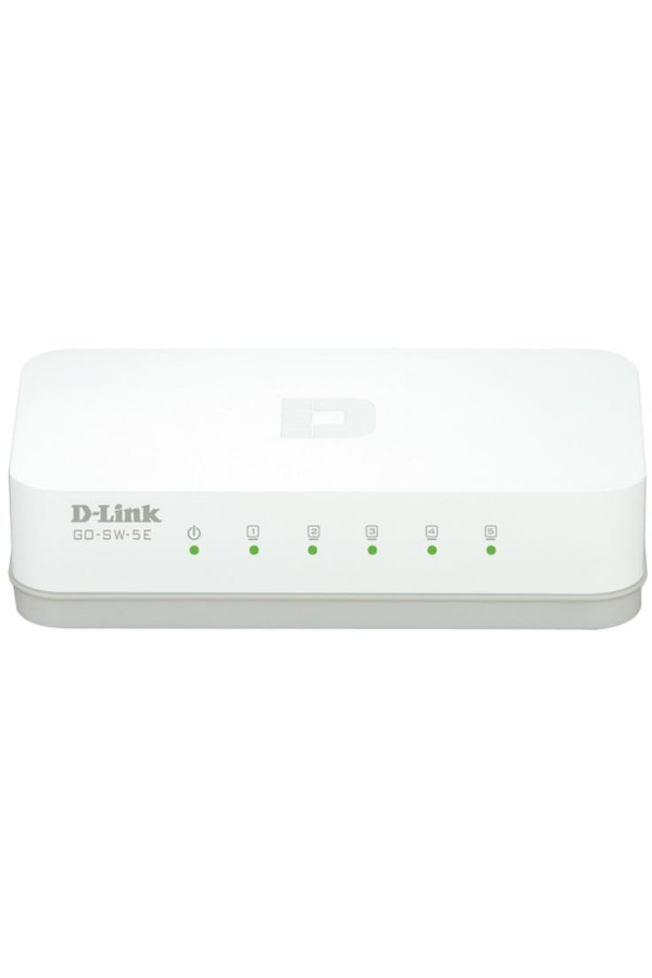 D-LINK Switch GO-SW-5E, 5 port, 10/100 Mbps