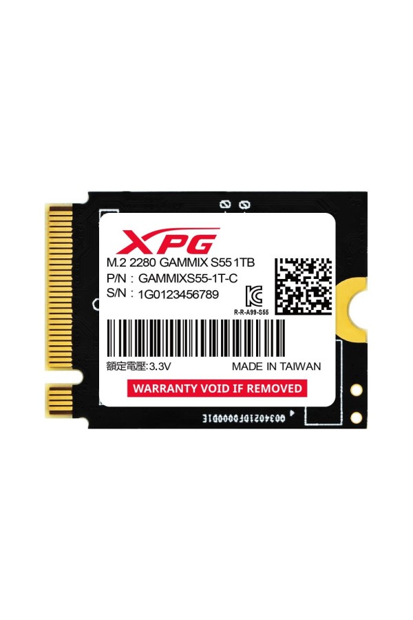 Adata SSD XPG Gammix S55 1TB PCIe 4x4 5/3.7GB/s M223 (SGAMMIXS55-1T-C) (ADASGAMMIXS55-1T-C)