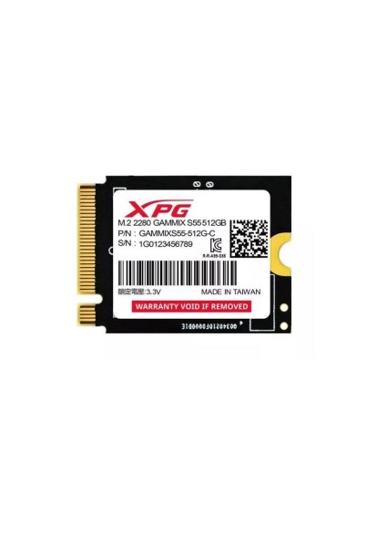 Adata SSD XPG Gammix S55 512g PCIe 4x4 5/3.8GB/s M223 (SGAMMIXS55-512G-C) (ADASGAMMIXS55-512G-C)