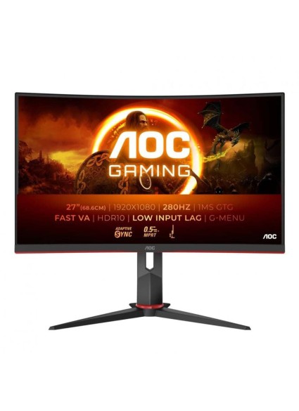 AOC C27G2Z3/BK FHD Ergonomic Gaming Monitor 27