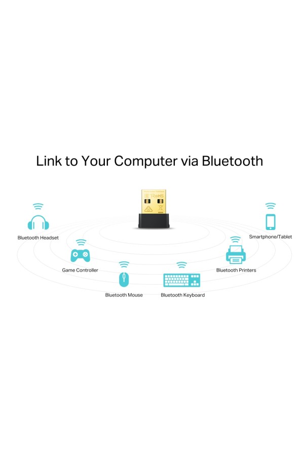 TP-LINK Nano Wi-Fi Bluetooth 4.2 USB Adapter Archer T2UB Nano, Ver. 1.0