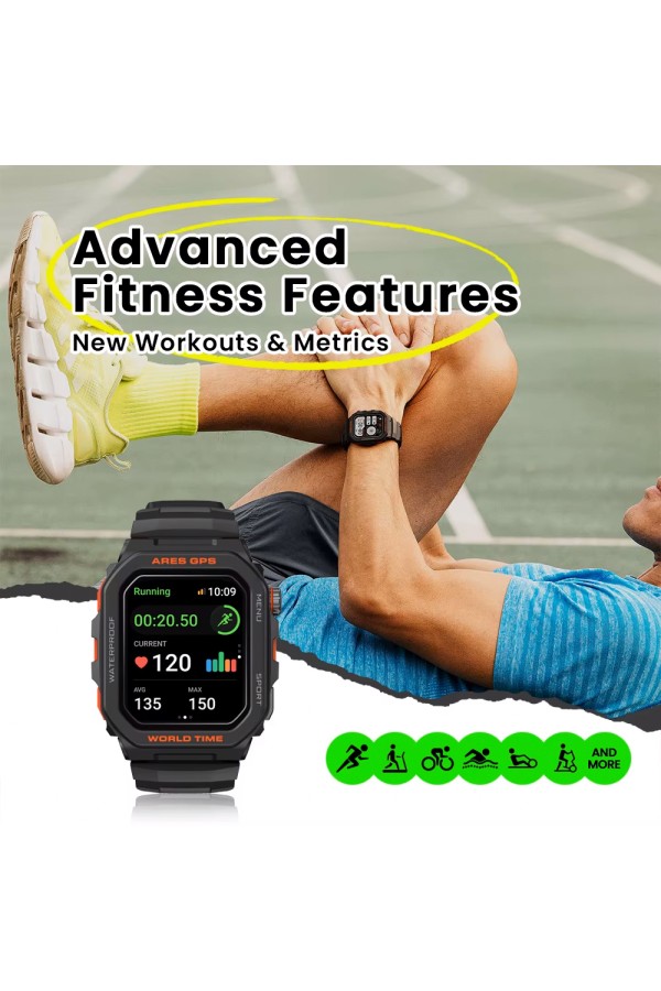 ZEBLAZE smartwatch Ares GPS, heart rate, 1.75