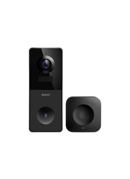 Arenti Outdoor Battery-Powered 3MP/2K Wi-Fi Video Doorbell (VBELL1) (AREVBELL1)