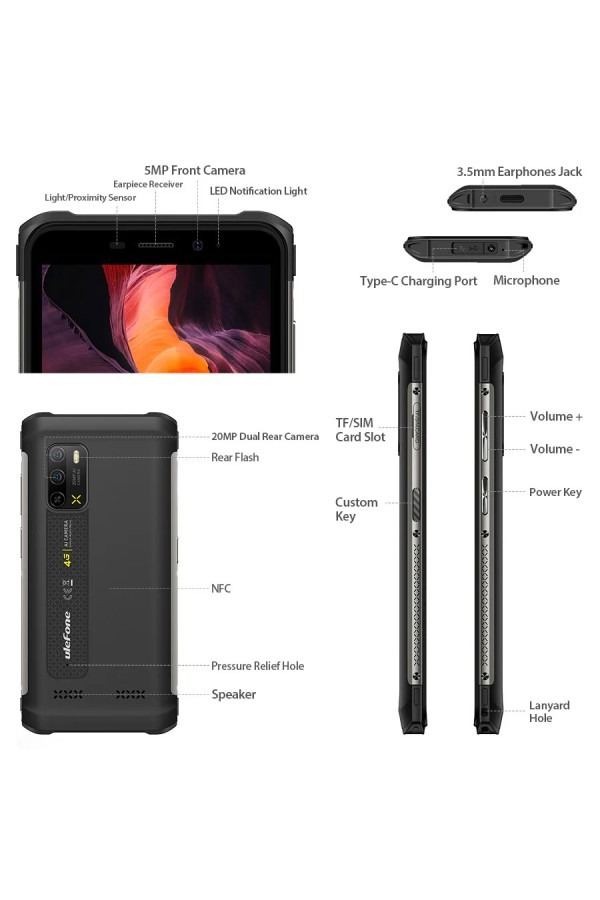 ULEFONE smartphone Armor X10 Pro, 5.45