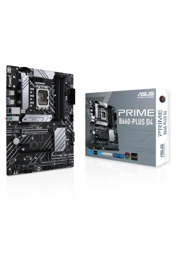 Asus Prime B660 Plus D4 ATX (90MB18X0-M1EAY0) (ASU90MB18X0-M1EAY0)