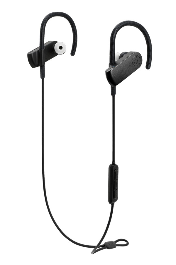 AUDIO-TECHNICA bluetooth earphones ATH-SPORT70BT, 9mm, μαύρα
