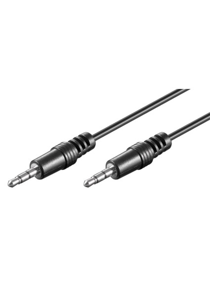 CABLETIME καλώδιο ήχου 3.5mm AV301-11N, AUX, 1m, μαύρο