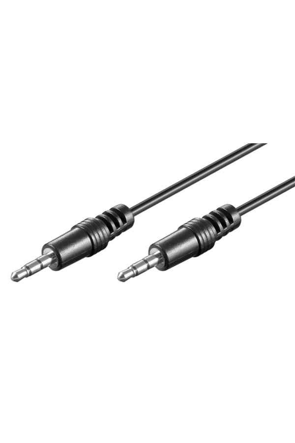 CABLETIME καλώδιο ήχου 3.5mm AV301-11N, AUX, 1m, μαύρο