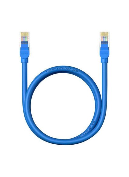 Baseus Round Cable  Ethernet RJ45 Cat.6 1m blue (B00133204311-01) (BASB00133204311-01)