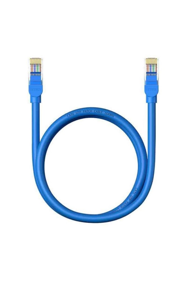 Baseus Round Cable  Ethernet RJ45 Cat.6 1m blue (B00133204311-01) (BASB00133204311-01)