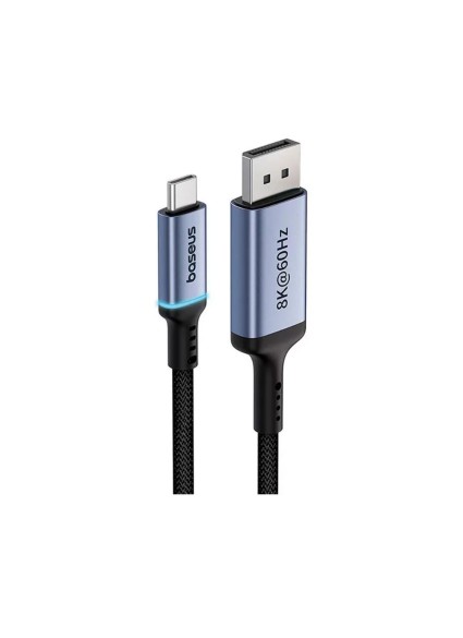 Baseus Καλώδιο USB-C σε DisplayPort 2m Μαύρο (B0063370D111-01) (BASB0063370D111-01)