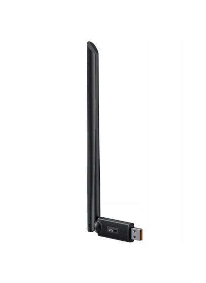 Baseus FastJoy adapter Wi-Fi, 150Mbps (black) (B01317600111-00) (BASB01317600111-00)