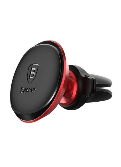 Baseus Car Mount Holder Magnetic Air Vent Red Os (C40141201913-00) (BASC40141201913-00)