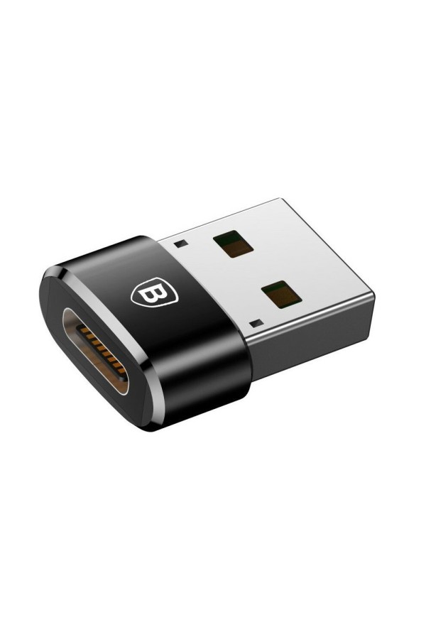 Baseus Μετατροπέας USB-A male σε USB-C female (CAAOTG-01) (BASCAAOTG01)