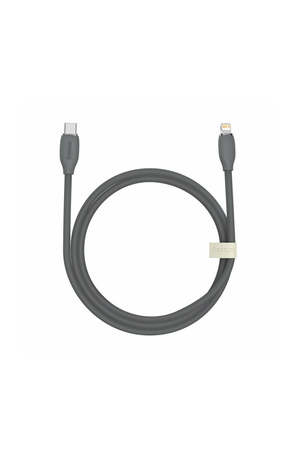 Baseus Type C - Lightning Jelly Liquid Silica Gel cable 20W 1.2m Black (CAGD020001) (BASCAGD020001)