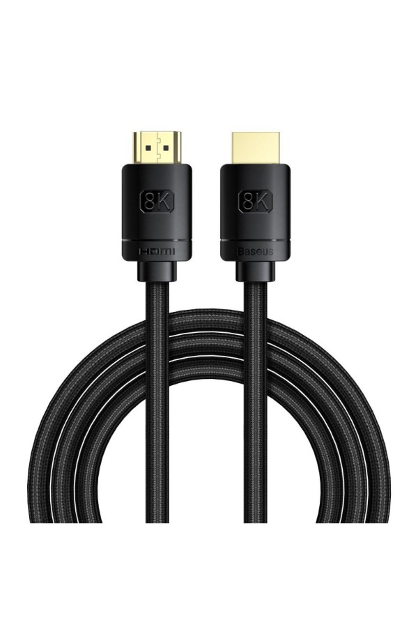 Baseus High Definition Series HDMI 2.1 cable, 8K 60Hz, 3D, HDR, 48Gbps, 3m Black (CAKGQ-L01) (BASCAKGQ-L01)