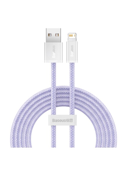 Baseus Dynamic cable USB to Lightning, 2.4A, 2m (Purple) (CALD000505) (BASCALD000505)