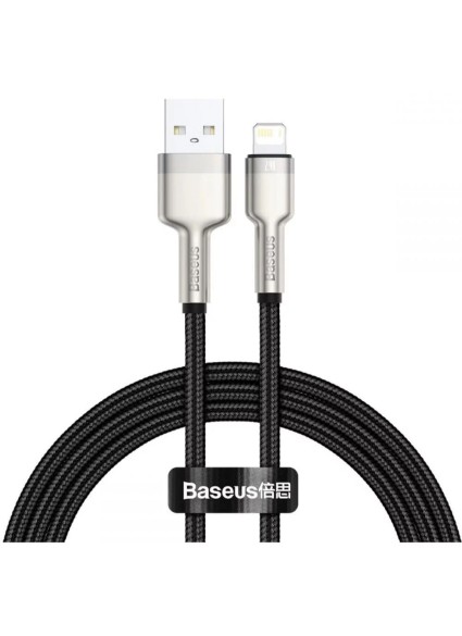 Baseus USB cable for Lightning Baseus Cafule, 2.4A, 1m Black (CALJK-A01) (BASCALJK-A01)