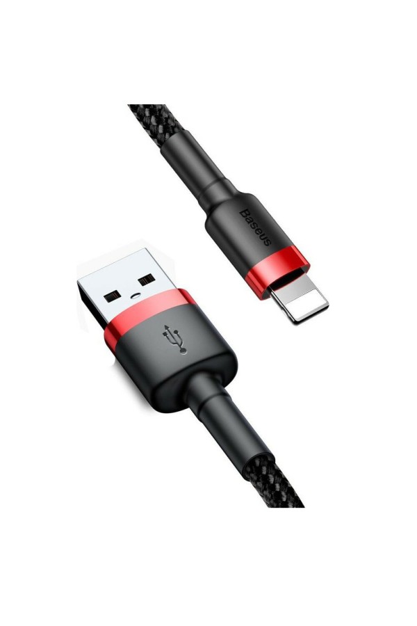 Baseus Lightning Cafule Cable 2A, 3m Red/Black (CALKLF-R91) (BASCALKLF-R91)