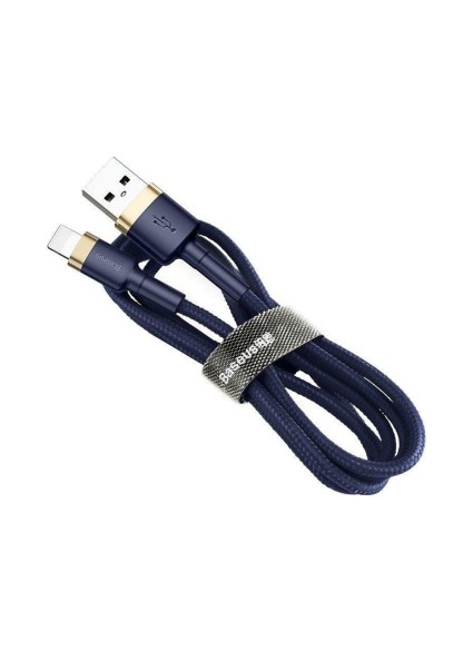 Baseus Cafule Braided USB to Lightning Cable Μπλε 1m (CALKLF-BV3) (BASCALKLFBV3)