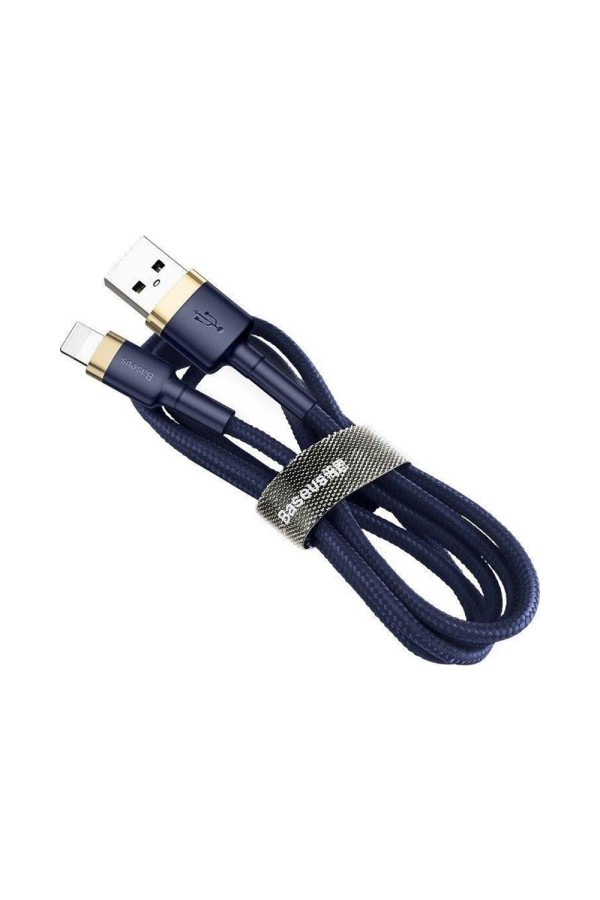 Baseus Cafule Braided USB to Lightning Cable Μπλε 1m (CALKLF-BV3) (BASCALKLFBV3)
