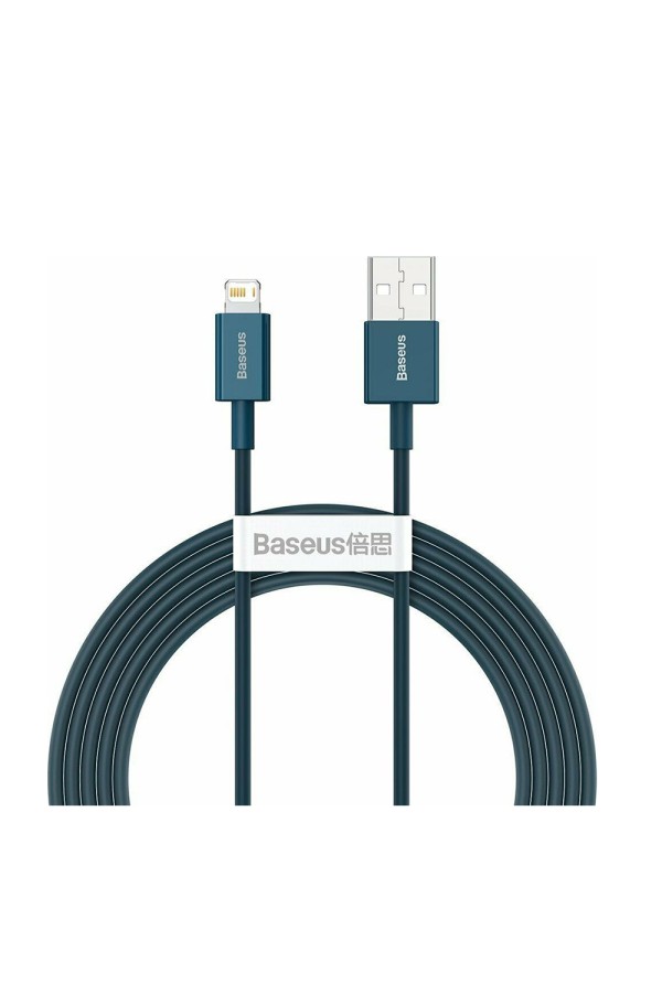 Baseus Lightning Superior Series cable, Fast Charging, Data 2.4A, 1m Blue (CALYS-A03) (BASCALYS-A03)